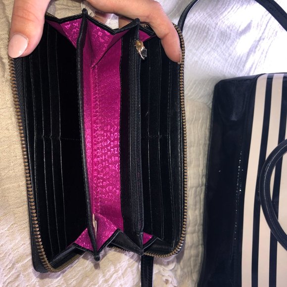 Kate Spade Satchel & Matching Wallet - Picture 5 of 9